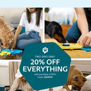 20% Off FluentPet Ends Tonight!