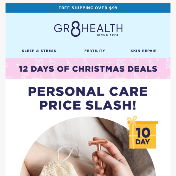 Save this Christmas On Personal Care Items!