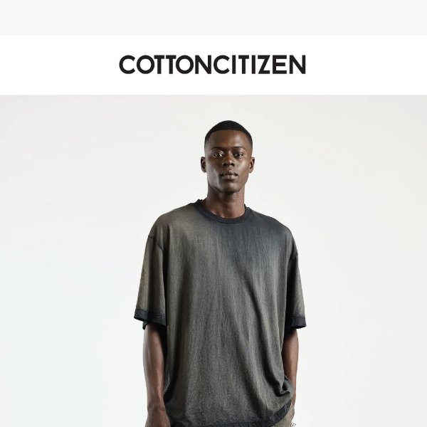 Introducing the New 100% Combed Cotton Bowie Tee by COTTONCITIZEN