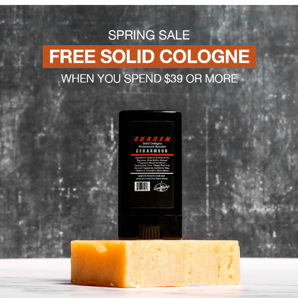 [FREE] Solid Cologne With Purchase