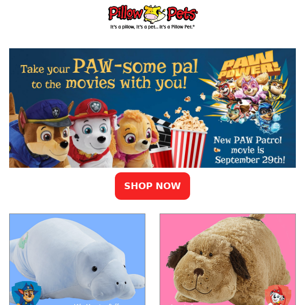 PAW Patrol Pillow Pets! 😍