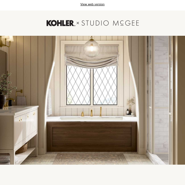 Explore the coordinated Kohler x Studio McGee Collections