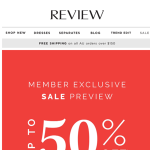Member Exclusive: Up to 50% off edit!