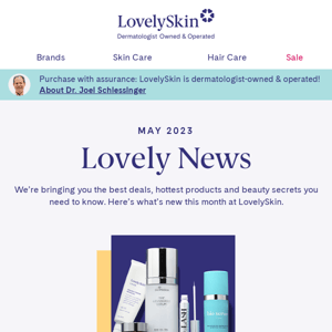 Watch Dr. Schlessinger's favorite sunscreens for 2023 video + Free $17 LovelySkin LUXE Peptide Serum gift