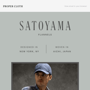 The Satoyama Flannel Collection