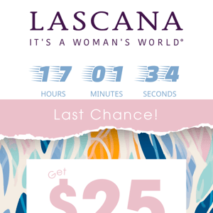 Last call: get $25 off your next purchase!