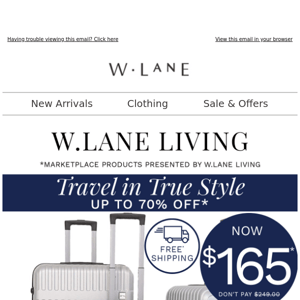 Travel Steal! ✈️ 3 Piece Luggage Set NOW $165.95!