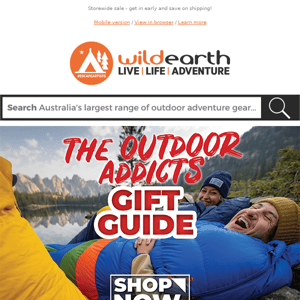 Outdoor Gift Guide 💥 Sale On Now