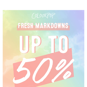 🚨NEW markdowns! Up to 50% OFF 🚨