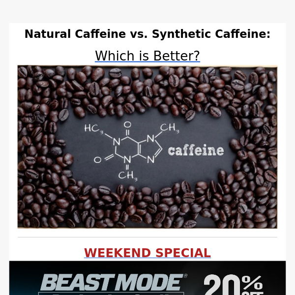Natural Caffeine vs Synthetic Caffeine: Which Is Better?
