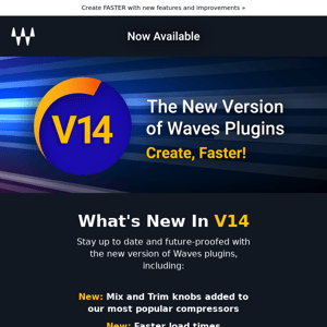 New! ⚡️ V14: The New Version of Waves Plugins