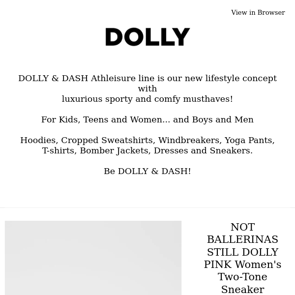 Don't miss NOT BALLERINAS STILL DOLLY PINK Women's Two-Tone Sneaker and more!