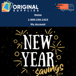 Here is Your New Year Gift: Save $15 on Toner