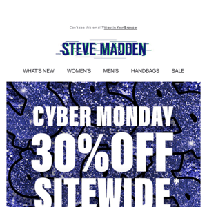 CYBER MONDAY STARTS NOW!