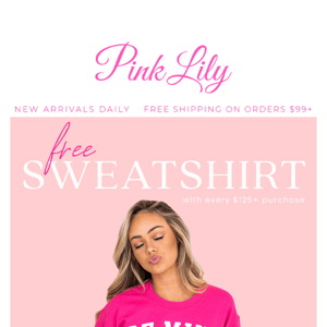 FREE V-Day Sweatshirt Inside! 💖