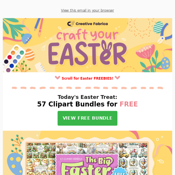 🐰 FREE Huge Clipart Bundle for Easter Crafts!