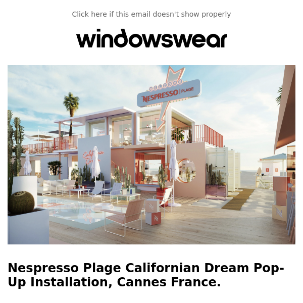 You can find a Casablanca pop-up at Maxfield in LA – WindowsWear