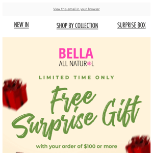 Last chance to get a FREE surprise gift 🚨