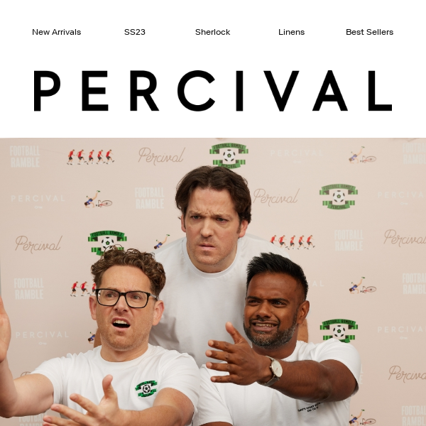 Now live: Percival x The Football Ramble ⚽