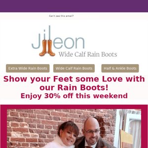 Love Your Feet with 30% OFF