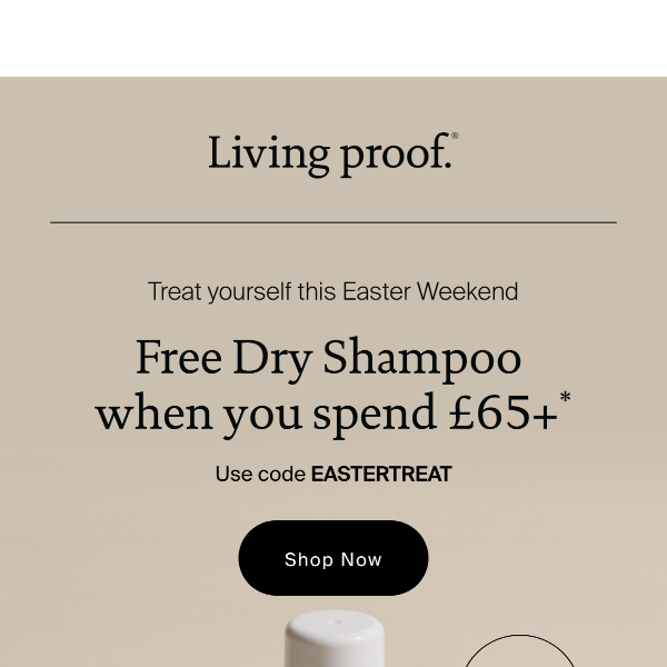 Ends tomorrow: Free Dry Shampoo