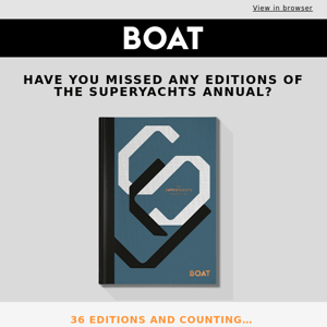Have you missed any of THE SUPERYACHTS collectable book editions?