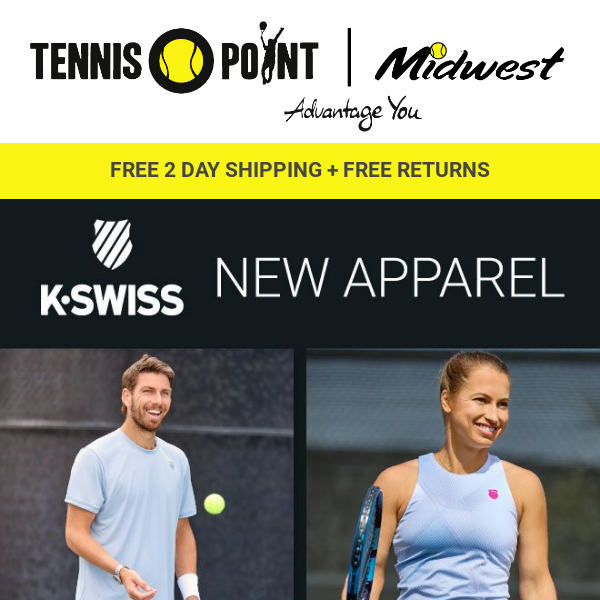 Did Somebody Say NEW? Check out the latest K-Swiss Gear! - Tennis Point