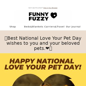 National Love Your Pet Day❤️🐶😺🐾