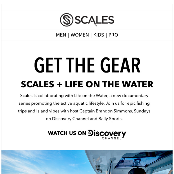 Check out SCALES today on the Discovery Channel (and get the gear HERE!)