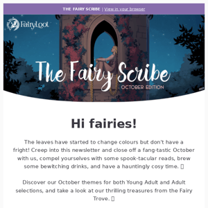 💜 The October 2023 Fairy Scribe 💜