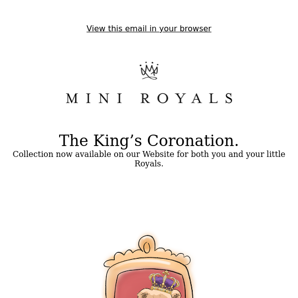 The King's Coronation - Items now available