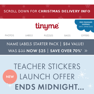 Only HOURS left on the perfect Teacher's gift!