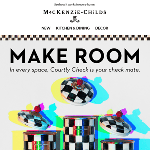 Make room for Courtly Check 🏁