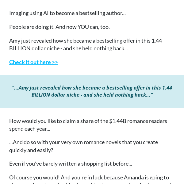Use AI to Write Bestselling Books in this $1.44B Niche?