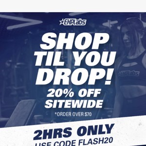 🚨 20% OFF – 2 HOURS ONLY 🚨