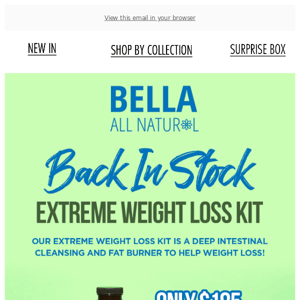 EXTREME WEIGHT LOSS KIT RESTOCKED! 😱🔥