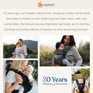 20 years of supporting families
