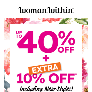 😊 We Really Appreciate YOU! Up To 40% Off + EXTRA 10% Off!