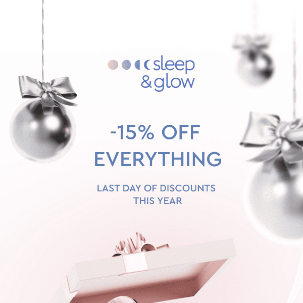 🕒🎄LAST 12 HOURS of discounts this year: -15% ABSOLUTELY EVERYTHING!