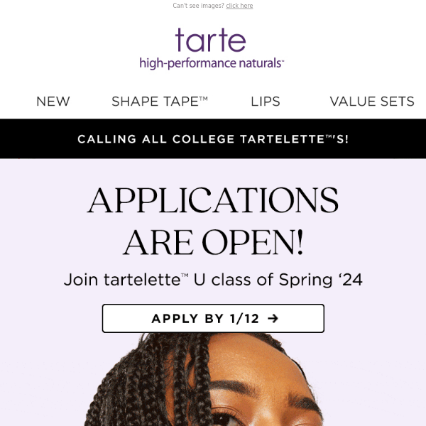 Applications are open! 💄🎓