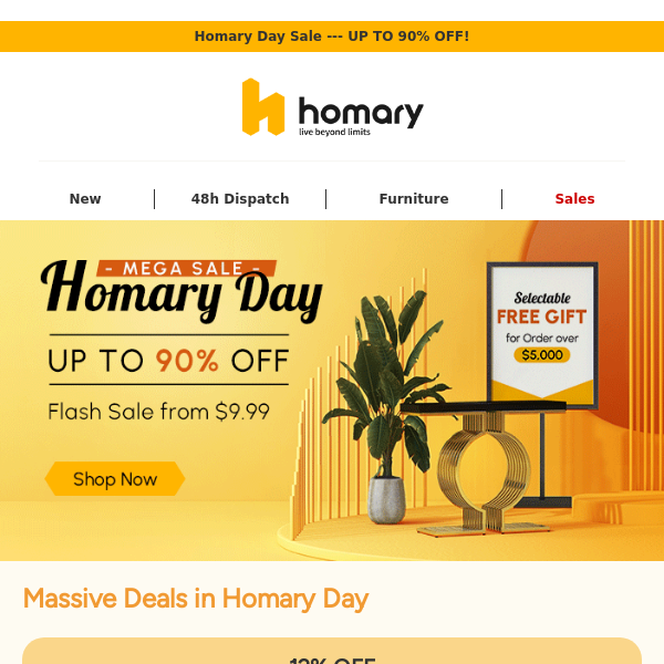 💥 Light Up Homary Day: Claim Hot Picks & Save 12%!