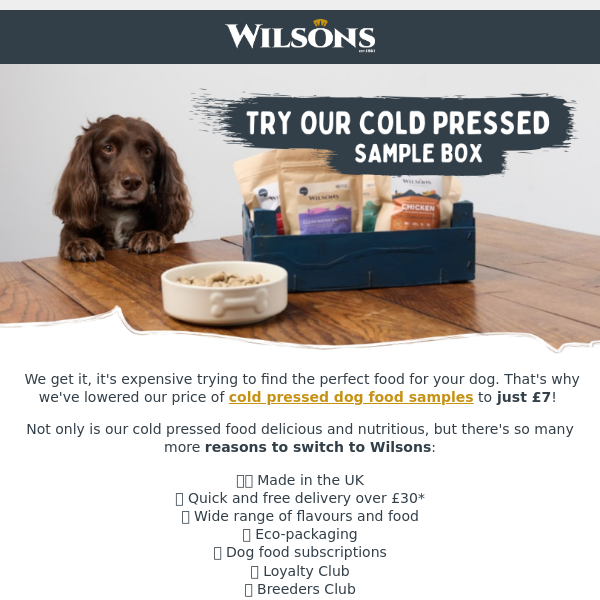 "I'm sticking with Wilsons" 🐾 Our reviews speak for themselves