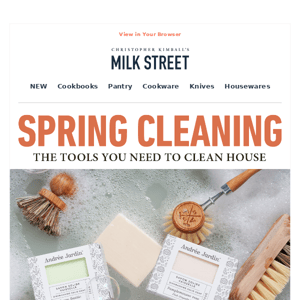 All-Natural Soaps and Tools for Spring Cleaning