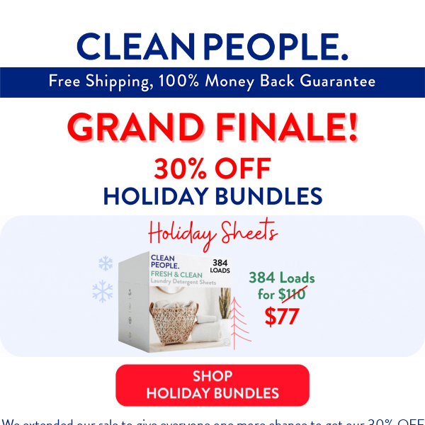 🚨[GRAND FINALE] 30% OFF Holiday Bundles🚨