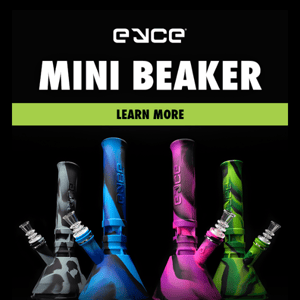 The Eyce Mini Beaker is the ultimate compact, silicone water pipe
