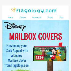 Show your Love of Mickey & Friends with a Disney Inspired Mailbox Cover