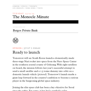 The Monocle Minute – Tuesday 23 May 2023
