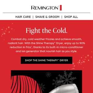 Combat cold weather frizzies with the Shine Therapy Dryer