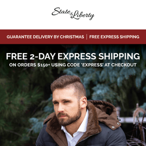 Guaranteed Holiday Delivery - Free 2-Day Shipping