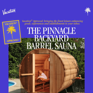 Backyard Barrel Sauna